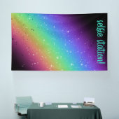 Banderoles Arc En Ciel Lumineux Avec Stars Selfie Station Arr (Salon professionnel)