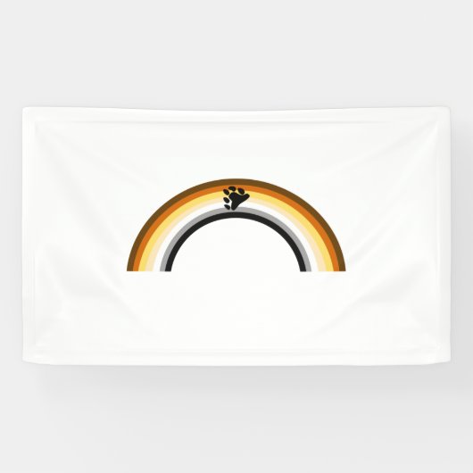Banderoles Arc-en-ciel Ours (Horizontal)