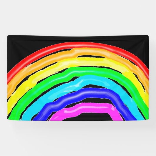 Banderoles Arc-en tiré (Horizontal)