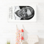 Banderoles Arc Moderne Photo Funérailles Ou Service Mémorial (En situation)