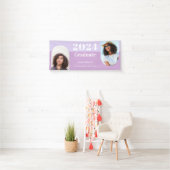 Banderoles Arch Purple Deux Diplôme Photo (En situation)