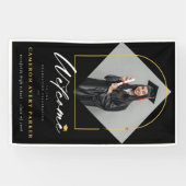 Banderoles Arch Tassels Cadre Photo Graduation Party Bienvenu (Horizontal)