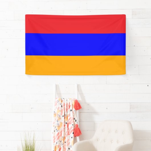 Banderoles Armenian Flag Celebration Party Event Décor Banner (En situation)