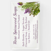 Banderoles Armoire artisanale en Herbe Naturel (Vertical)