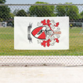 Banderoles Armoiries de Davis (En situation)