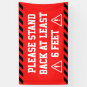 Banderoles Arrière 6 Pieds (Vertical)