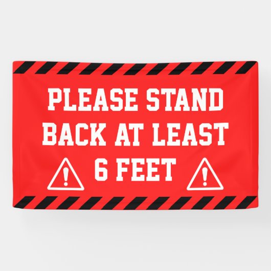 Banderoles Arrière 6 Pieds (Horizontal)