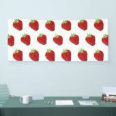 Banderoles Arrière - plan de fraises sans joint (Salon professionnel)