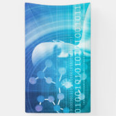 Banderoles Arrière - plan de molécule comme concept d'abrégé (Vertical)