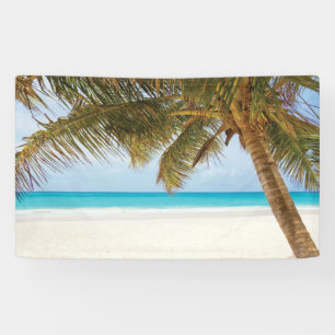 Banderoles Arrière - plan de plage tropical
