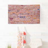 Banderoles Arrière - plan ou contexte de mur de briques (En situation)