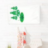 Banderoles arrivée des Aliens (En situation)