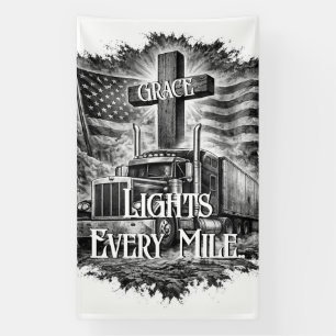 Banderoles Art de camionnage patriotique inspiré de la foi
