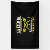 Banderoles Art | J'Ai Suspendu Mon Jeu À Un Diplômé (Vertical)