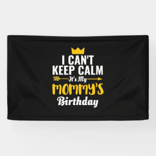 Banderoles Art Mère C'Est Mon Anniversaire De Maman