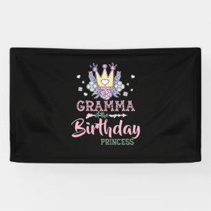Banderoles Art Mère Gramma De La Princesse Anniversaire Noë