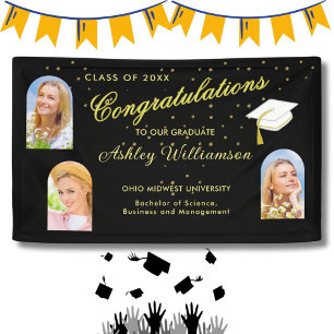 Banderoles Art moderne Photo College Graduation Party