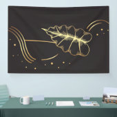 Banderoles Art mur or (Salon professionnel)