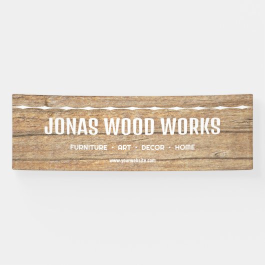 Banderoles Artisanat marchand équitable bois de la valse de s (Horizontal)