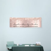 Banderoles Artiste maquillage Eyelash Rose Gold Dride Mariée (Salon professionnel)