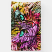 Banderoles Artsy Kitty Chat (Vertical)
