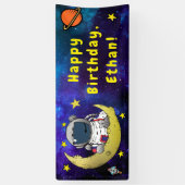 Banderoles Astronaut & Lune (Vertical)