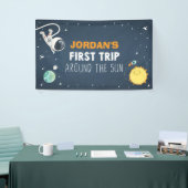 Banderoles Astronaute du premier anniversaire du garçon spati (Salon professionnel)