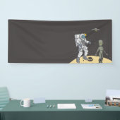 Banderoles Astronaute et alien (Salon professionnel)