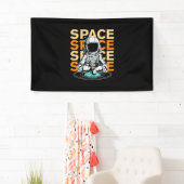 Banderoles Astronaute spatial (En situation)