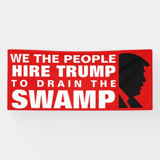 Banderoles Atout de location pour vidanger le marais ! (Horizontal)