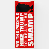 Banderoles Atout de location pour vidanger le marais ! (Vertical)