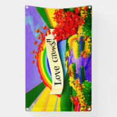 BANDEROLES AU-DESSUS DE LA COUPE DE PLUIE (Verticale)