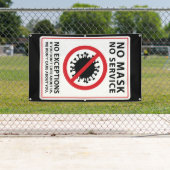 Banderoles aucun masque aucun service aucune exception (En situation)