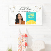 Banderoles Auteur Écrivain Lancement de livre Soirée de bienv (En situation)