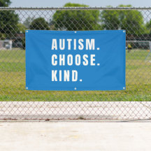 autisme choisir type Banner Panneau extérieur