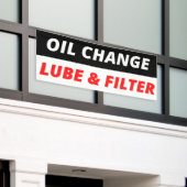 Banderoles Auto Shopping Huile Changer Lube Et Filtrer (Bâtiment extérieur)