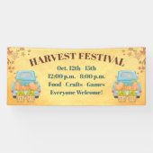 Banderoles Automne Automne Citrouille Harvest Festival (Horizontal)