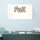 Banderoles Automne avec Arrière - plan Citrouille Automne Sai (Salon professionnel)