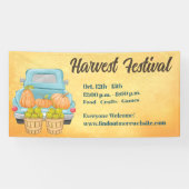 Banderoles Automne Citrouille Automne Moisson Festival (Horizontal)