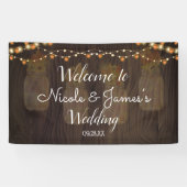 Banderoles Automne Feuilles Jar Lumière Bois Arrière - plan M (Horizontal)