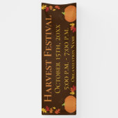 Banderoles Automne Harvest Automne Feuilles Citrouille Festiv (Vertical)