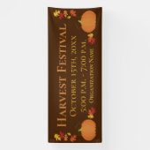 Banderoles Automne Harvest Automne Feuilles Citrouille Festiv (Verticale)