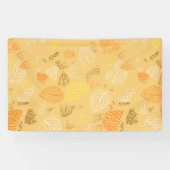 Banderoles Automne, Motif Feuille 4 (Horizontal)