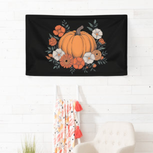 Banderoles Automne Vintage Citrouille Thanksgiving