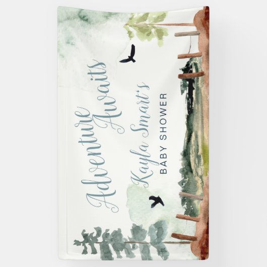 Banderoles Aventure Attend (Vertical)