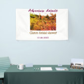 Banderoles Aventure dans les rizières attend nom de l'enterre (Salon professionnel)