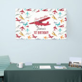 Banderoles Avion Enfants 1er anniversaire Fête heure vols (Salon professionnel)