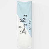 Banderoles Baby Boy Baby shower diagonal moderne (Vertical)
