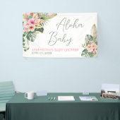 Banderoles Baby shower Aloha (Salon professionnel)