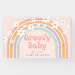 Banderoles Baby shower arc-en-ciel super Baby Pastel